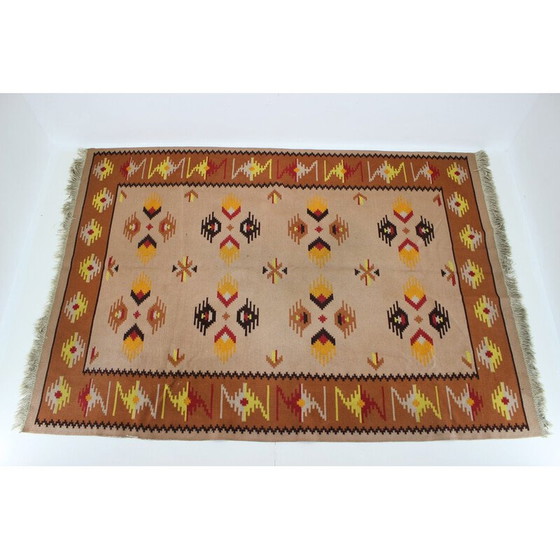 Image 1 of Vintage wool rug, Czechoslovakia 1940