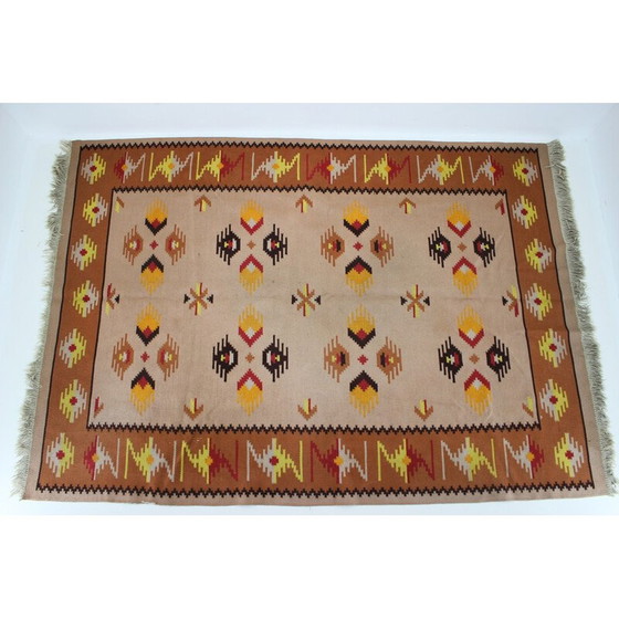 Image 1 of Vintage wool rug, Czechoslovakia 1940