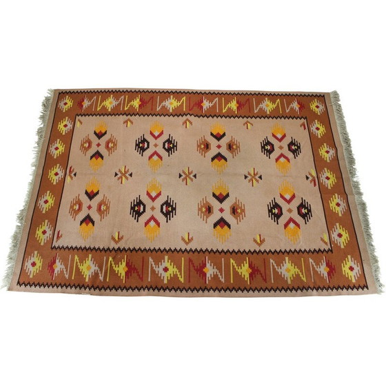 Image 1 of Vintage wool rug, Czechoslovakia 1940