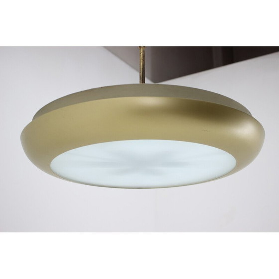 Image 1 of Vintage "UFO" chandelier by Josef Hurka, Czechoslovakia 1930