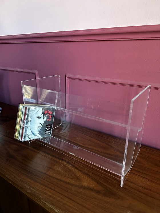 Image 1 of Space Age Cd Rack Eickel Acrylic
