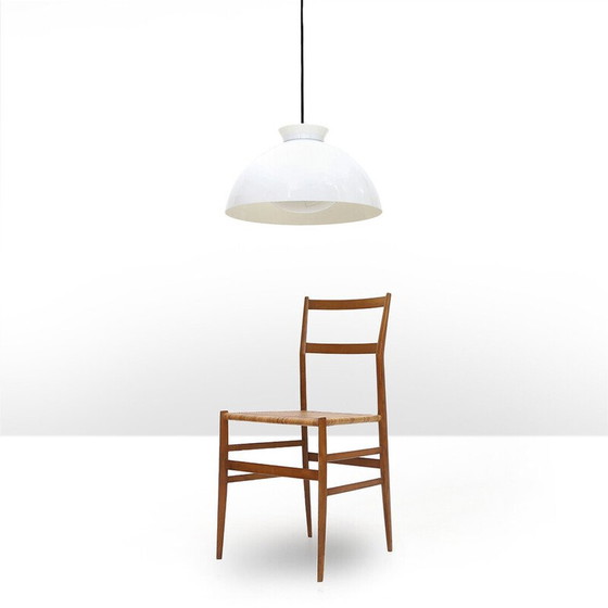 Image 1 of Vintage metal chandelier by Achille and Pier Giacomo Castiglioni for Kartell, 1960