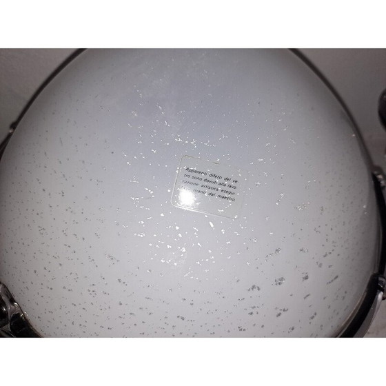 Image 1 of Pair of vintage Murano glass mushroom table lamps, 1970s