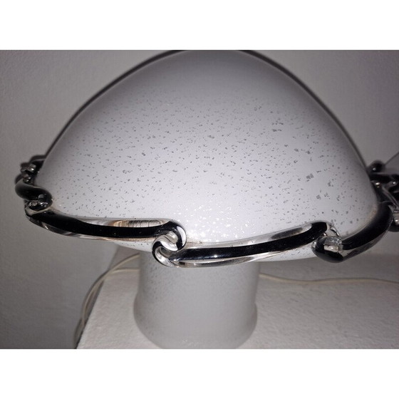 Image 1 of Pair of vintage Murano glass mushroom table lamps, 1970s