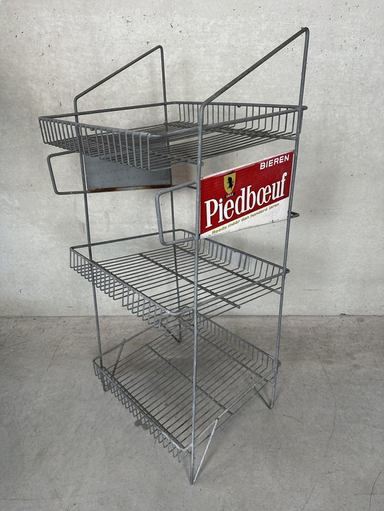 Image 1 of Scaffale industriale vintage - Struttura in filo metallico