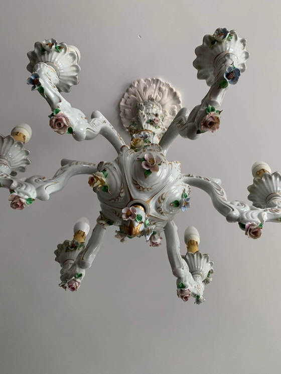 Image 1 of Capodimonte chandelier