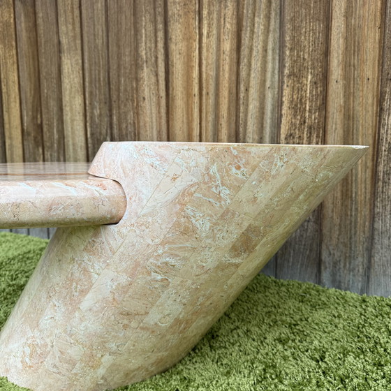 Image 1 of Vintage coffee table with tesselated tiles