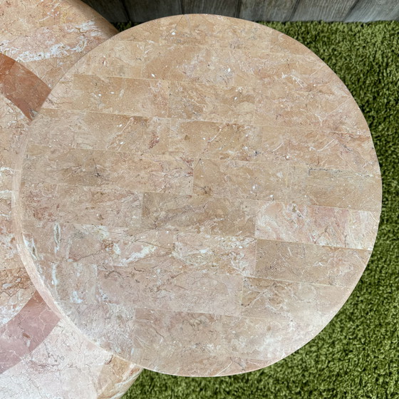 Image 1 of Table basse vintage avec carreaux tesselés