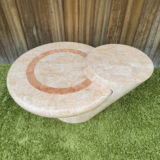 Image 1 of Vintage coffee table with tesselated tiles