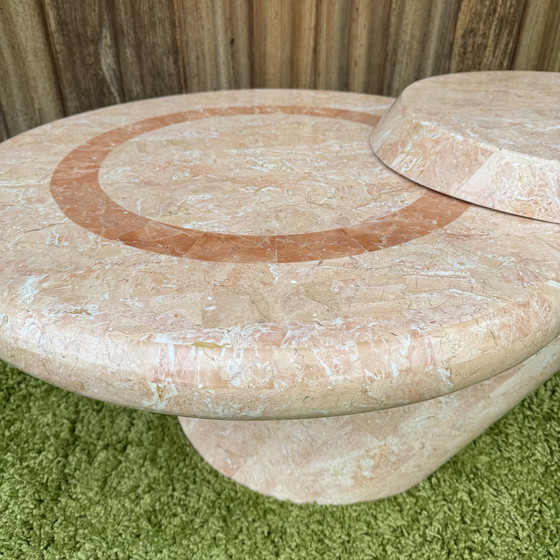 Image 1 of Table basse vintage avec carreaux tesselés