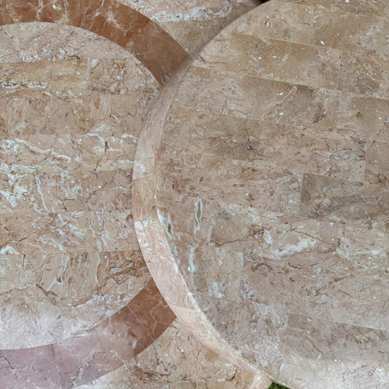 Image 1 of Vintage coffee table with tesselated tiles