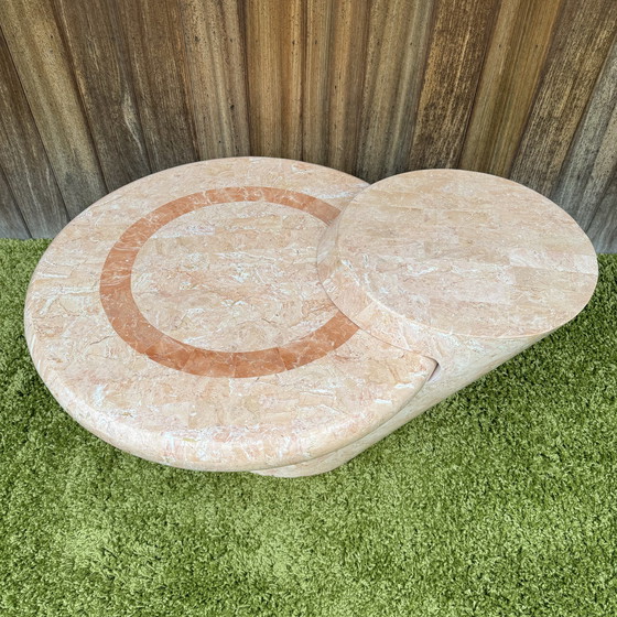 Image 1 of Table basse vintage avec carreaux tesselés