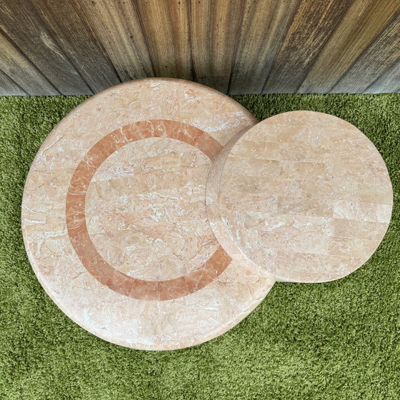 Image 1 of Vintage coffee table with tesselated tiles