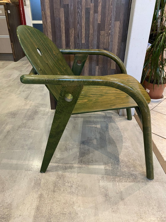 Image 1 of Poltrona Baumann verde vintage anni '70