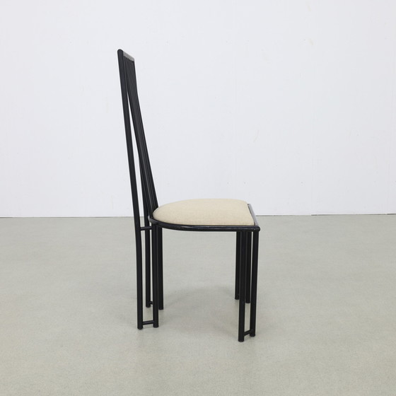 Image 1 of 6x Chaise de salle à manger postmoderne, 1980