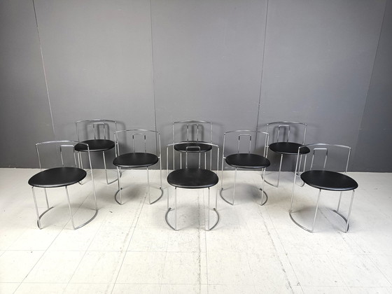 Image 1 of Set Of 8 Gaja Chairs By Kazuhide Takahama For Studio Simon, 1980S