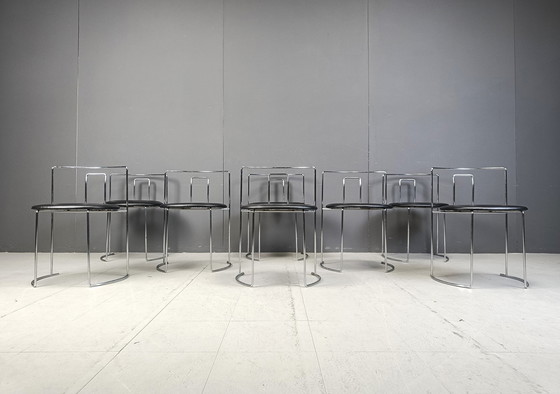 Image 1 of Set Of 8 Gaja Chairs By Kazuhide Takahama For Studio Simon, 1980S