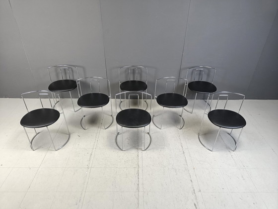 Image 1 of Set Of 8 Gaja Chairs By Kazuhide Takahama For Studio Simon, 1980S