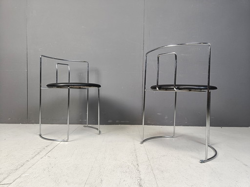 Set Of 8 Gaja Chairs By Kazuhide Takahama For Studio Simon, 1980S