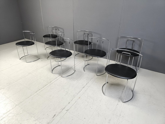 Image 1 of Set Of 8 Gaja Chairs By Kazuhide Takahama For Studio Simon, 1980S