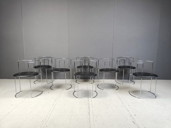 Image 1 of Set Of 8 Gaja Chairs By Kazuhide Takahama For Studio Simon, 1980S