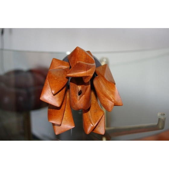Image 1 of Vintage wooden sculture by Maurice Munck 1960s