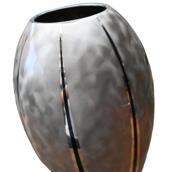 Image 1 of WMF Ikora, vase Art déco en métal argenté