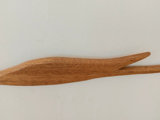 Image 1 of Vintage Teak Wood Wall Bird