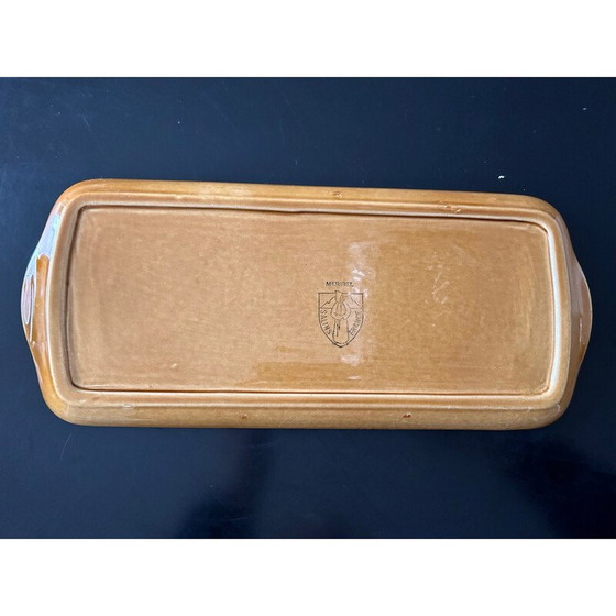Image 1 of Vintage Méribel cake dish in Salins earthenware, 1950