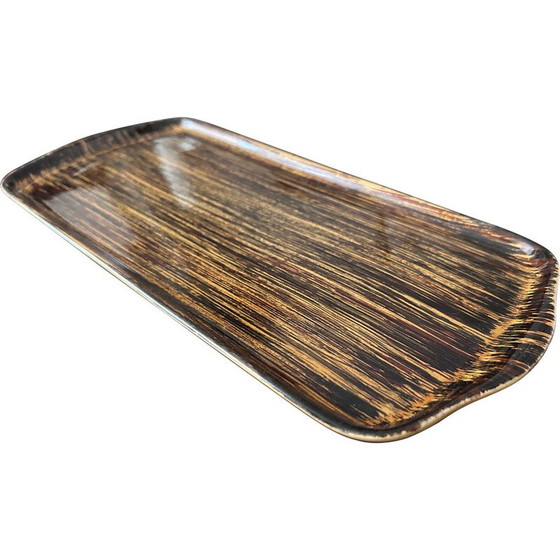 Image 1 of Vintage Méribel cake dish in Salins earthenware, 1950