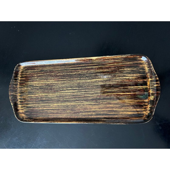 Image 1 of Vintage Méribel cake dish in Salins earthenware, 1950
