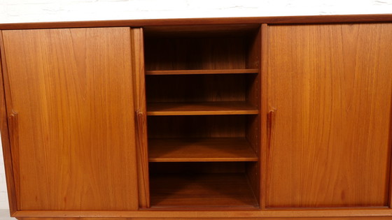 Image 1 of Vintage Danish Cabinet | Highboard | Gunni Omann | 200 Cm