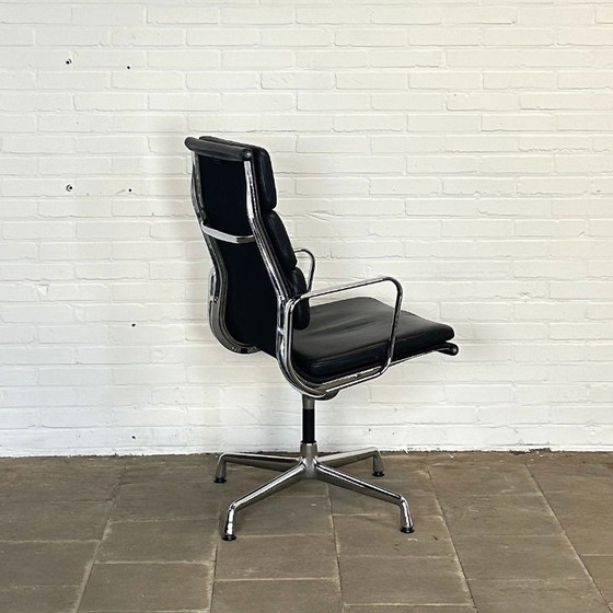 Image 1 of Vitra EA 209 Soft Pad Chair with High Back, Swivel and Armrests