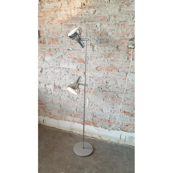 Image 1 of Silver vintage floor lamp, 1960s