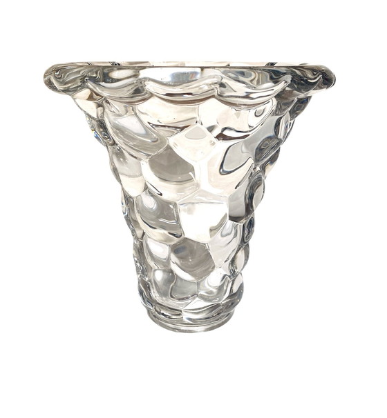 Image 1 of Pierre D'Avesn Bee's Nest Crystal Vase