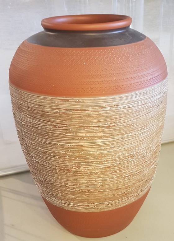 Image 1 of Sgraffito Bodenvase, 1960S