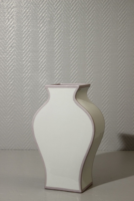 Image 1 of Fabienne Jouvin Paris - Large Minimalist Post-Modernist Vase France 1990S