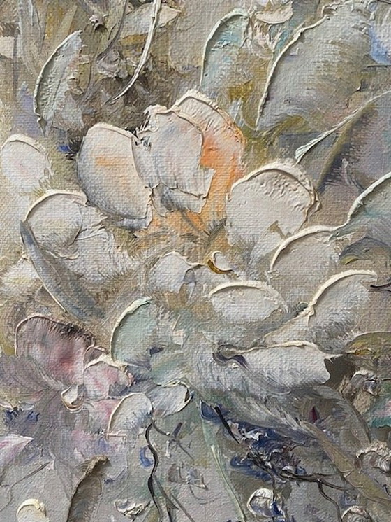 Image 1 of G.J. Ernens - Field Bouquet In Gray Vase