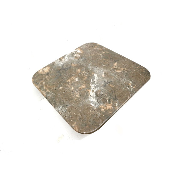 Image 1 of Square Vintage Natural Stone Coffee Table From The 1980s