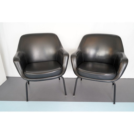 Image 1 of Pair of vintage Olli Mannermaa Armchairs by Cassina, Italy, 1960s