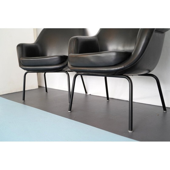 Image 1 of Pair of vintage Olli Mannermaa Armchairs by Cassina, Italy, 1960s