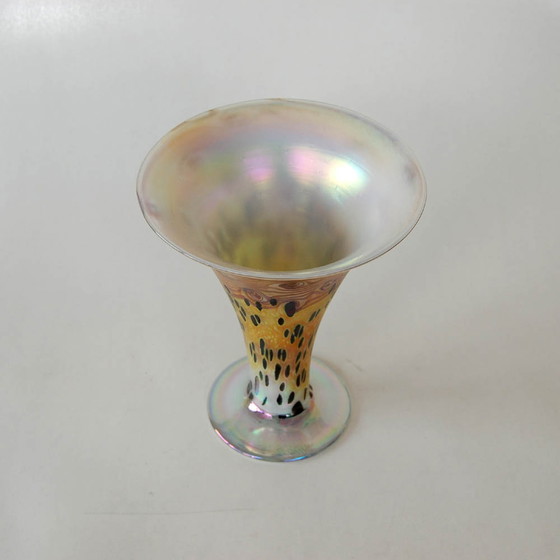 Image 1 of Vase vintage imprimé tigre