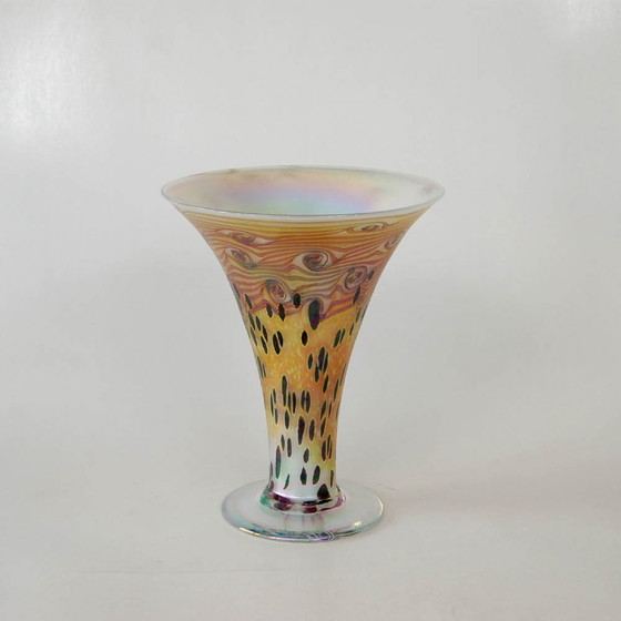 Image 1 of Vase vintage imprimé tigre