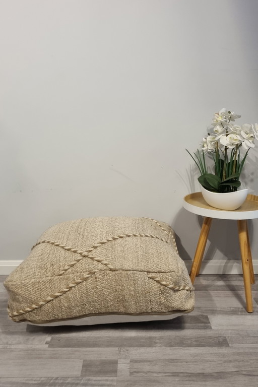 Berber kilim pouf from Morocco