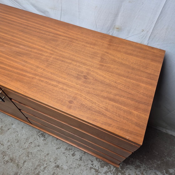 Image 1 of Vintage 60s-70s Sideboard, Wall Unit, Walnut