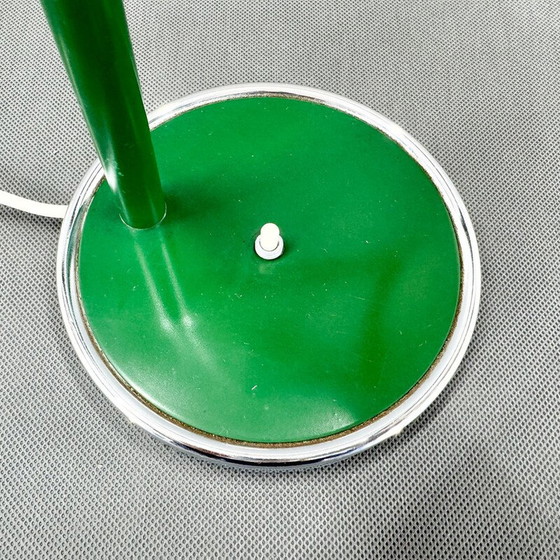 Image 1 of Vintage metal and chrome table lamp, Italy 1970