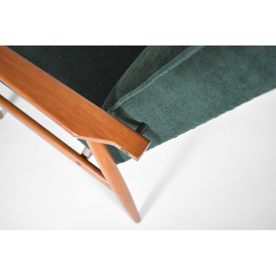 Image 1 of Vintage Forest green armchairs by Henry 1970s