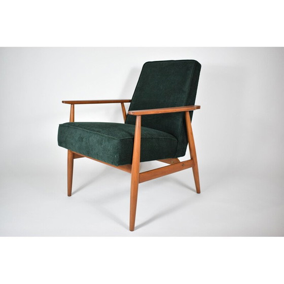 Image 1 of Vintage Forest green armchairs by Henry 1970s