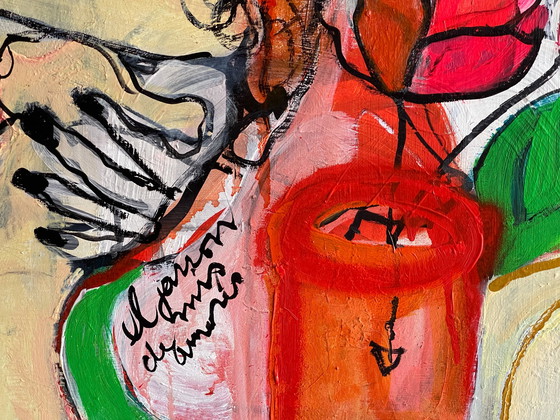 Image 1 of Eleonora Stol Cats schilderij