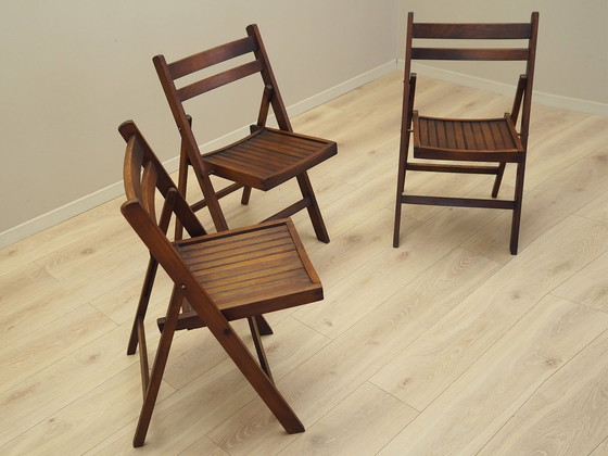 Image 1 of Set Of Three Pine Chairs, 1990S, Scandinavian Design, Manufacture: Denmark